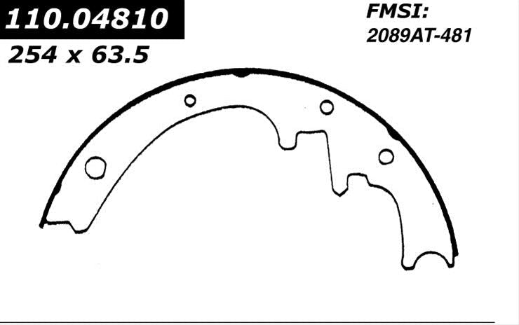 Porterfield Brake Shoes for 1987 LINCOLN TOWN CAR