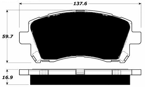 Porterfield Brake Pads for 1998 SUBARU FORESTER S