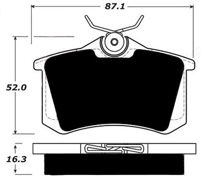 Porterfield Brake Pads for 2001 AUDI A6 - Std Suspension