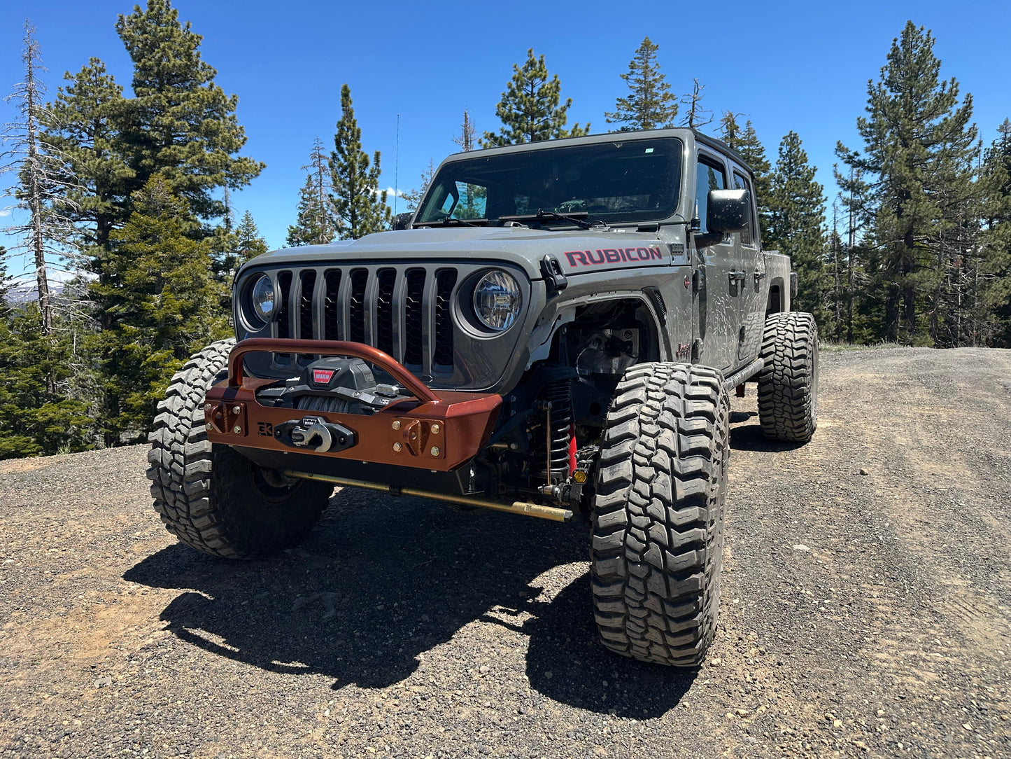 Gauntlet Front Bumper w/Bull Bar Tube for Jeep JL/JT (2018+)
