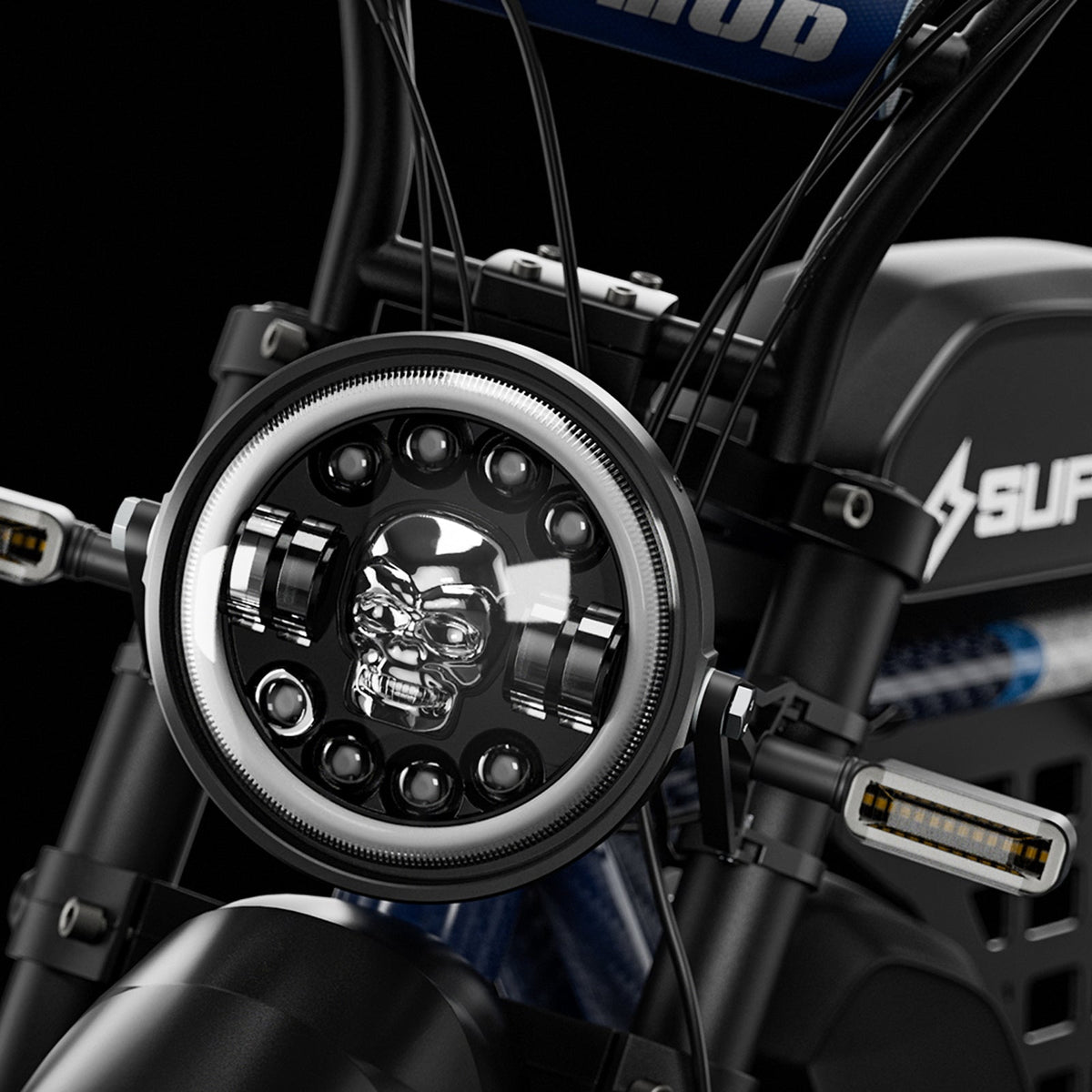 7" Skull Head LED Headlight for Super73