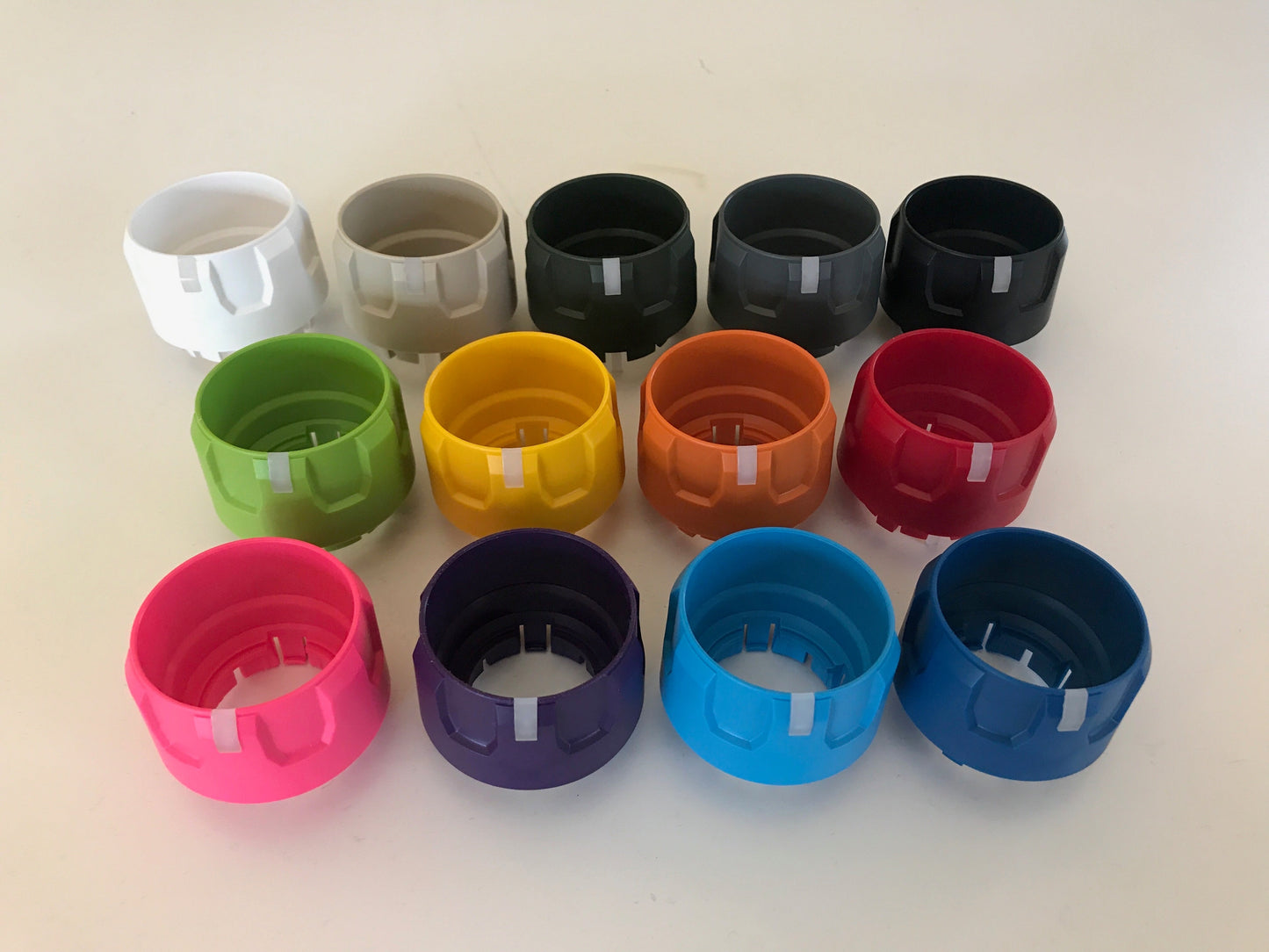 Climate Knobs (2011-2018 Wrangler JK) - PINK
