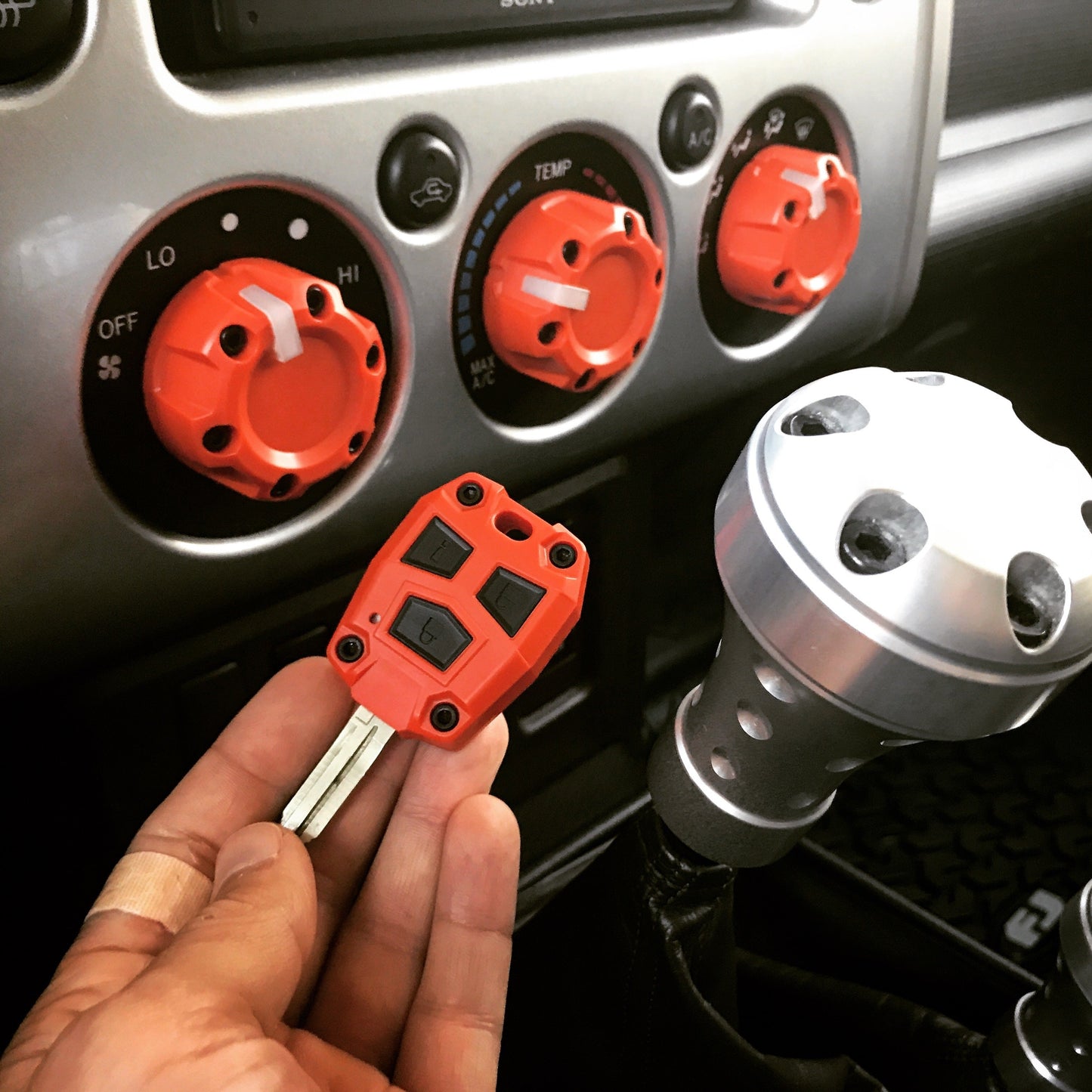 Climate Knobs (FJ Cruiser) - VOODOO BLUE