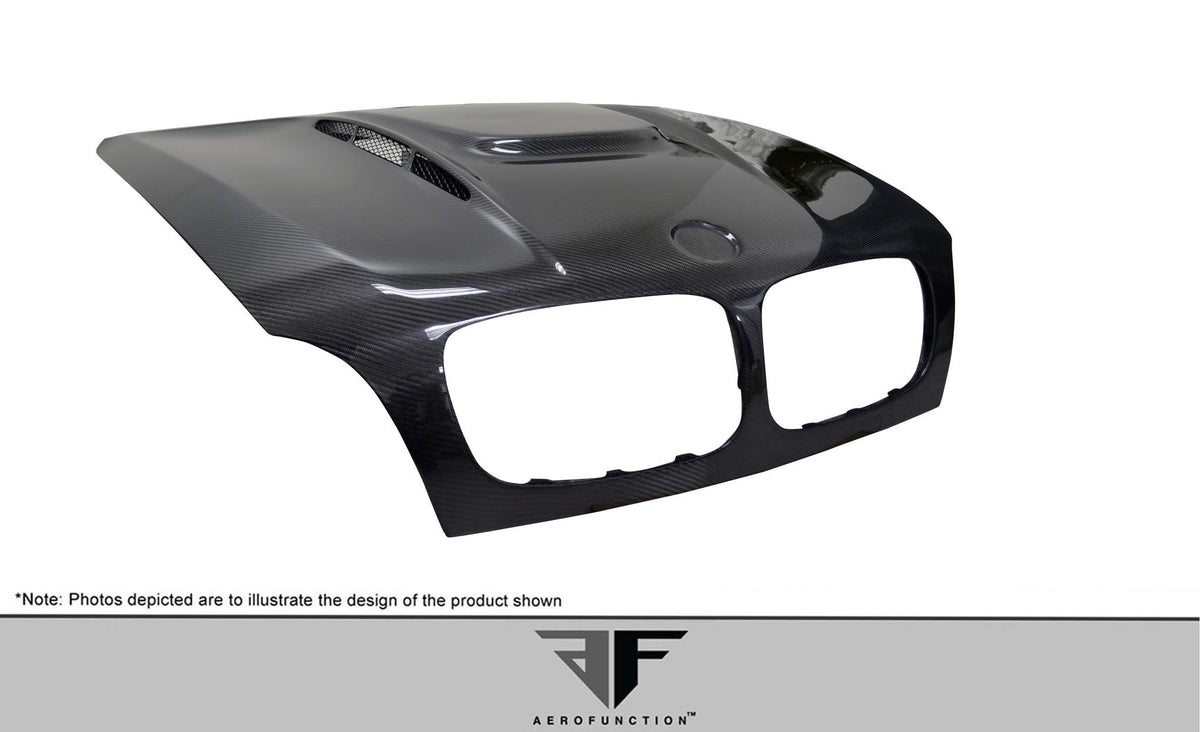 2008-2014 BMW X6 Aero Function AF-5 Carbon Fiber Hood