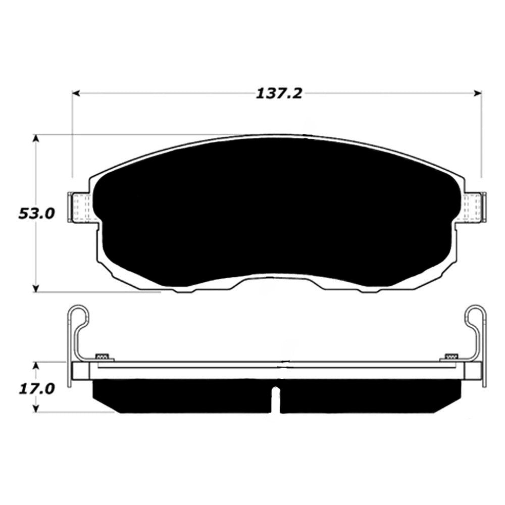 Porterfield Brake Pads for 2005 INFINITI G25 AWD