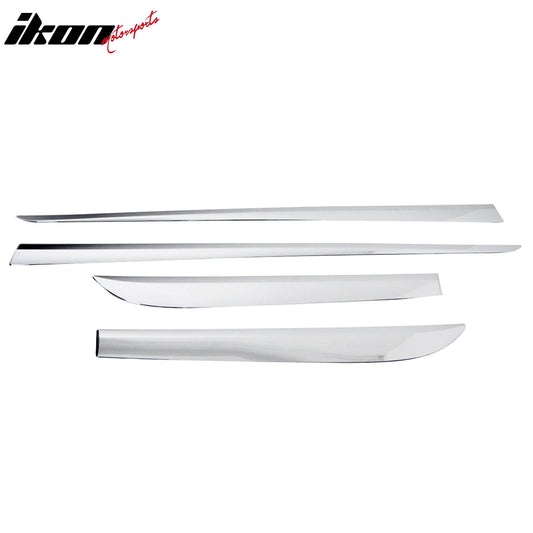 2015-2016 Toyota Camry Chrome 4PCS Lower Door Molding Trim Garnish ABS