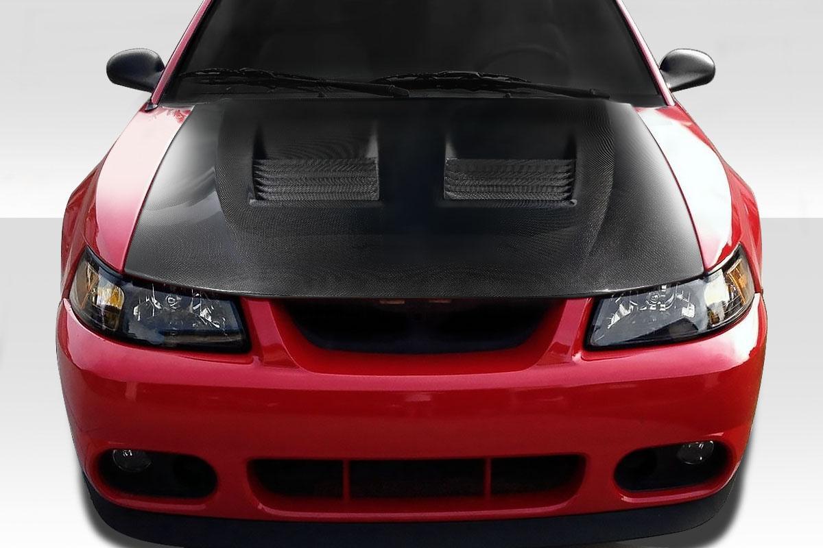 1999-2004 Ford Mustang Carbon Creations Riot Carbon Fiber Hood