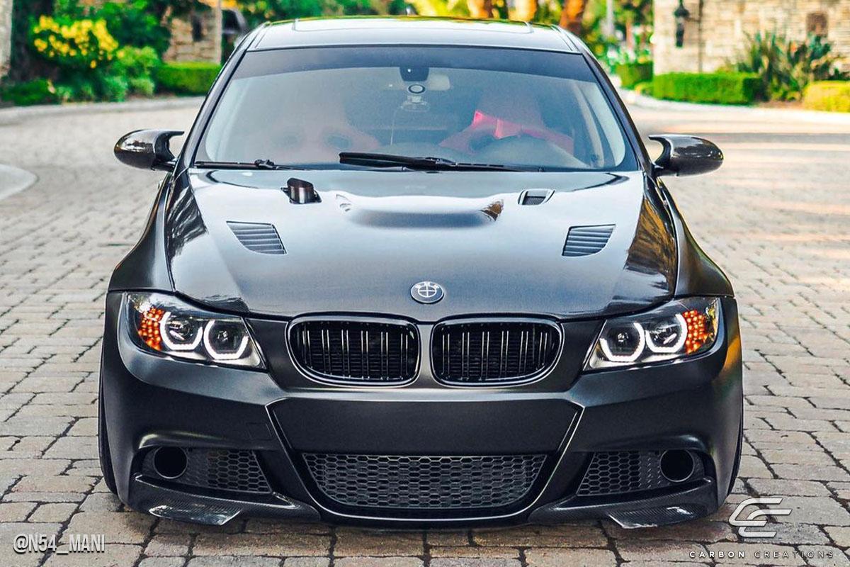 2009-2011 BMW 3 Series Carbon Creations AF1 Carbon Fiber Hood