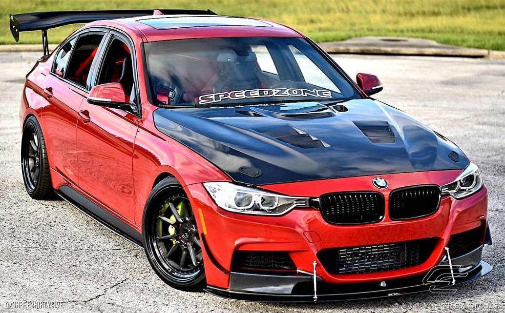 2012-2018 BMW 3 Series Carbon Creations Eros Version 1 Carbon Fiber Hood