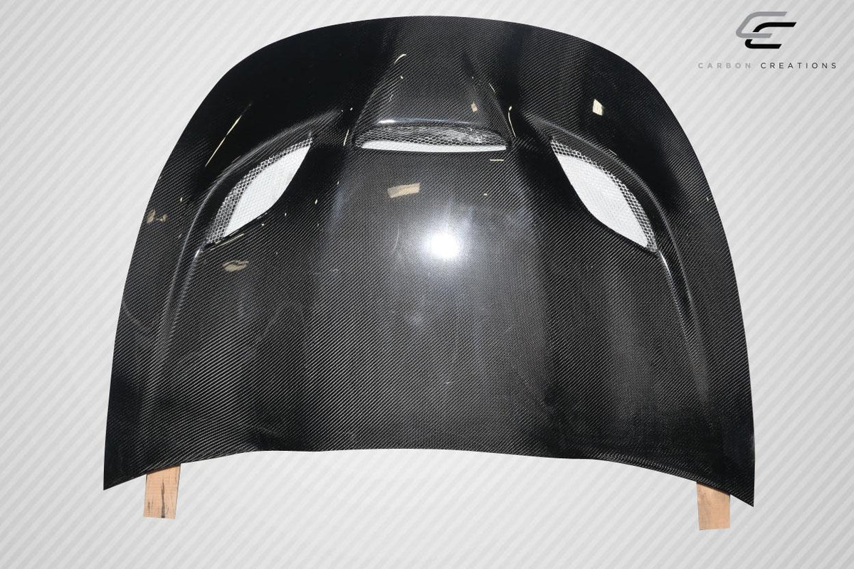 2013-2016 Dodge Dart Carbon Creations Hellcat Look Carbon Fiber Hood