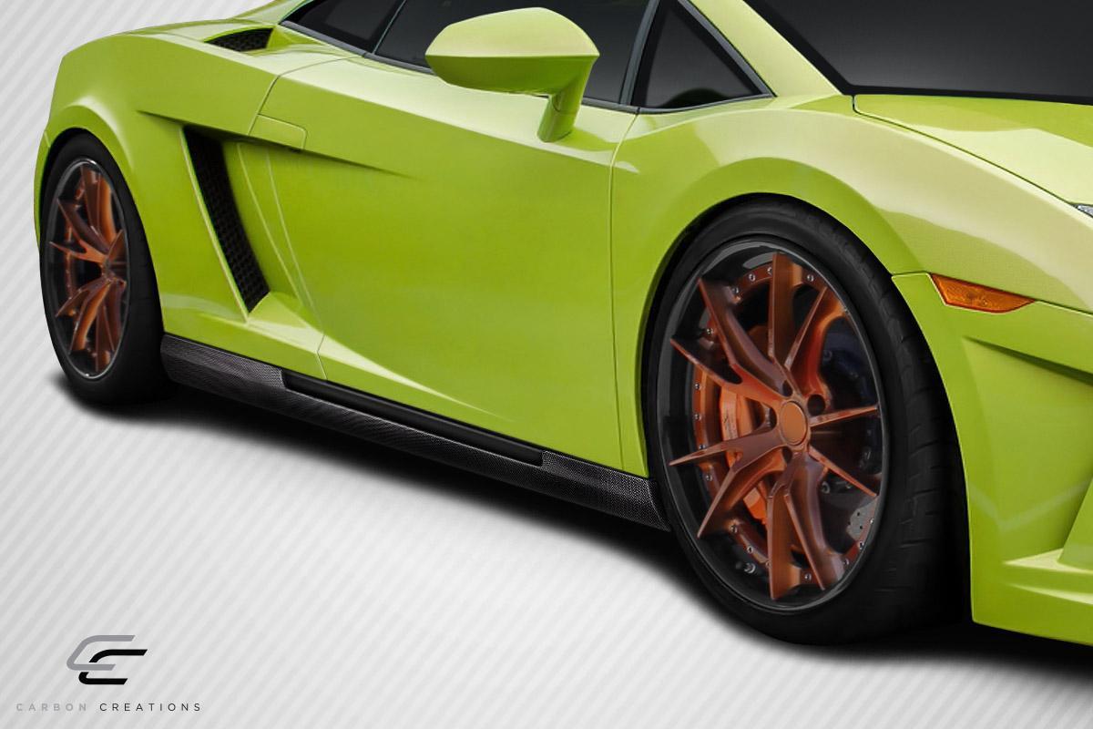 2004-2013 Lamborghini Gallardo Carbon Creations HMS Carbon Fiber Side Skirts
