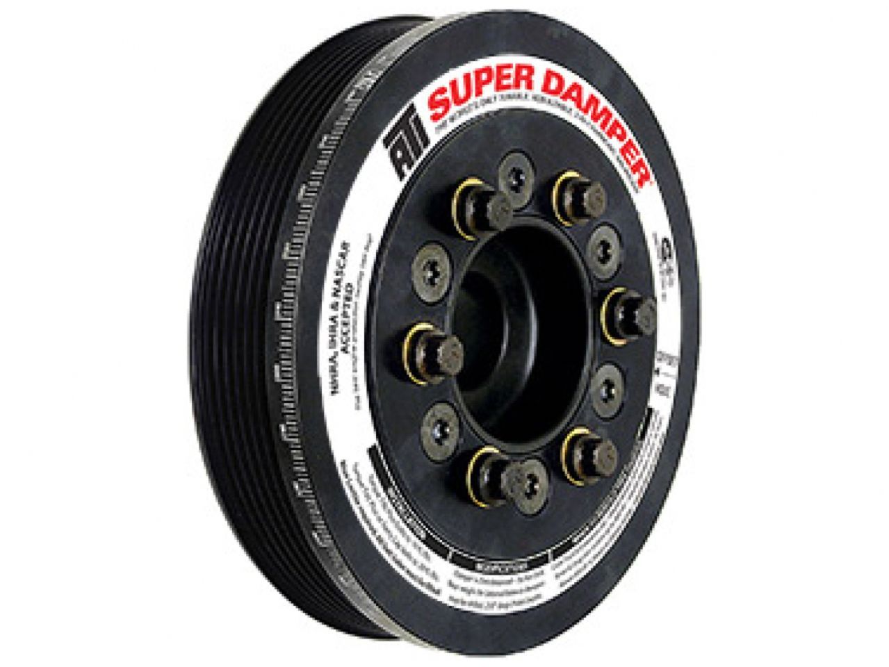 ATI Performance Products Damper - 6.750 - Al - 8 Serp Grv - Mustang 96-up Custom 4.6 V8 97-up 5