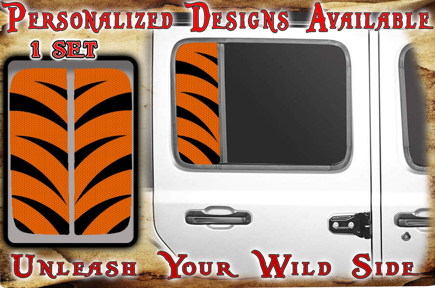 Side door window Tiger strips 116