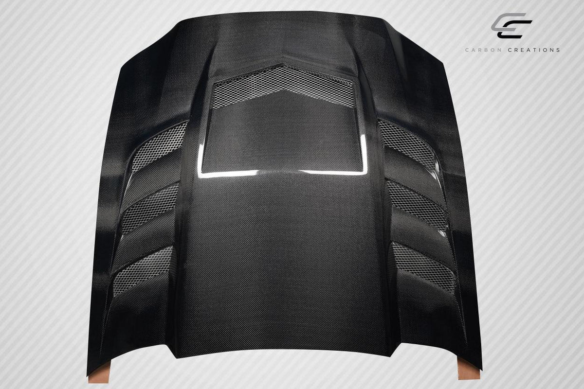 2013-2014 Ford Mustang Carbon Creations Interceptor Carbon Fiber Hood