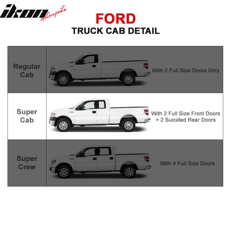 2004-2008 Ford F150 6" Stainless Steel Bars Side Rails Running Boards