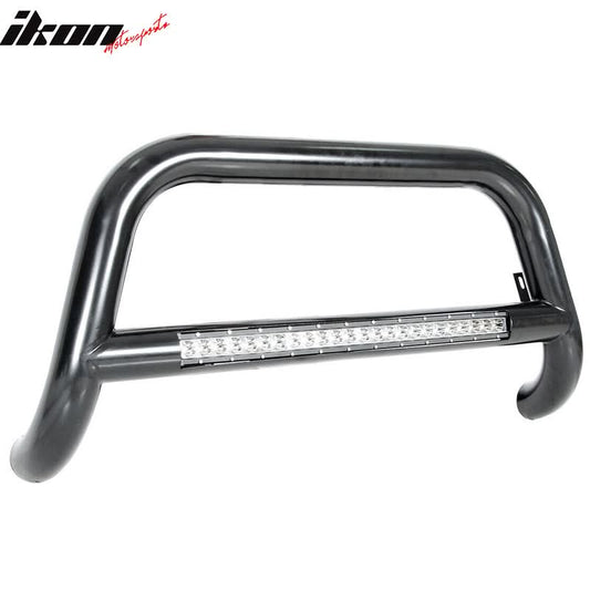 2014-2018 Chevy Silverado GMC Sierra 1500 3'' Black Bull Bar LED Light