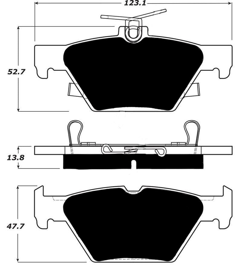 Porterfield Brake Pads for 2018 SUBARU WRX w/ EyeSight Technology