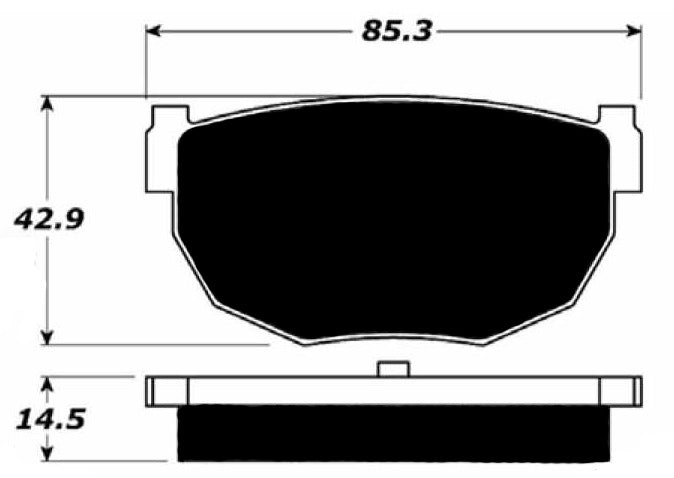 Porterfield Brake Pads for 1995 NISSAN 240SX w/ABS