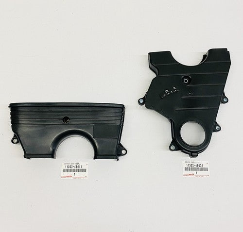 NEW GENUINE TOYOTA SUPRA JZA80 2JZ GS300 OEM UPPER LOWER TIMING BELT COVER