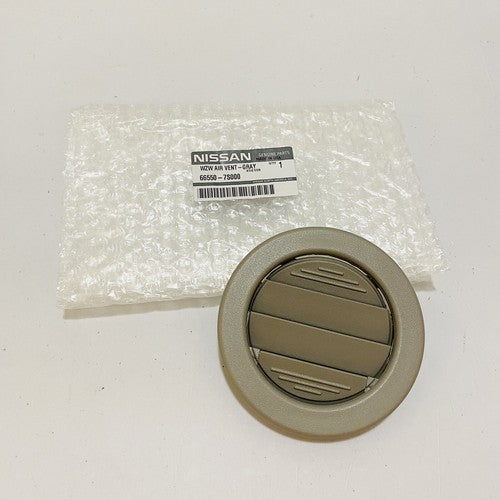 NEW GENUINE NISSAN GRAY ROOF A/C AIR VENT GRILLE 66550-7S000
