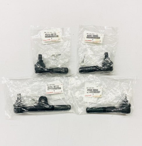 New Genuine For Toyota Land Cruiser FZJ80 FJ80 LX450 Tie Rod End SET OF 4
