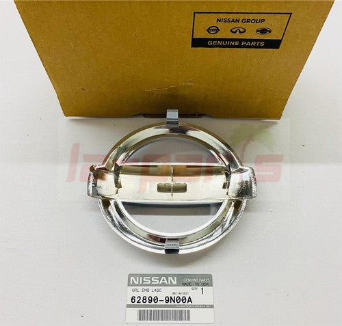 NEW GENUINE NISSAN 09-14 MAXIMA CHROME FRONT GRILLE EMBLEM 62890-9N00A