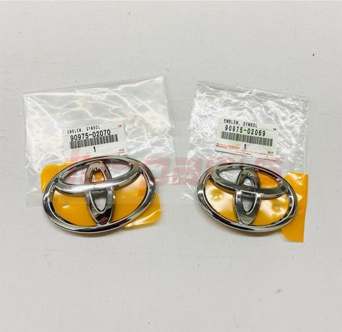 GENUINE FOR TOYOTA 13-16 SCION FR-S FT86 GT86 FRONT & REAR EMBLEM BADGES