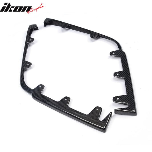 2009-2015 Cadillac CTS V KPE Style Front Bumper Lip Carbon Fiber