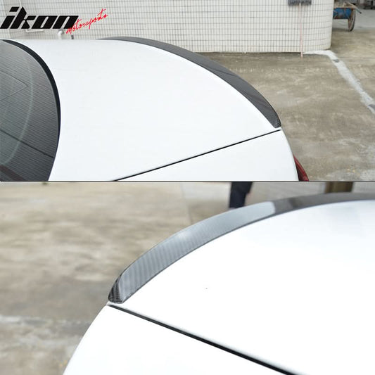 2012-2017 Audi A6 C7 Sedan S6 Style Trunk Spoiler Lip Carbon Fiber FRP