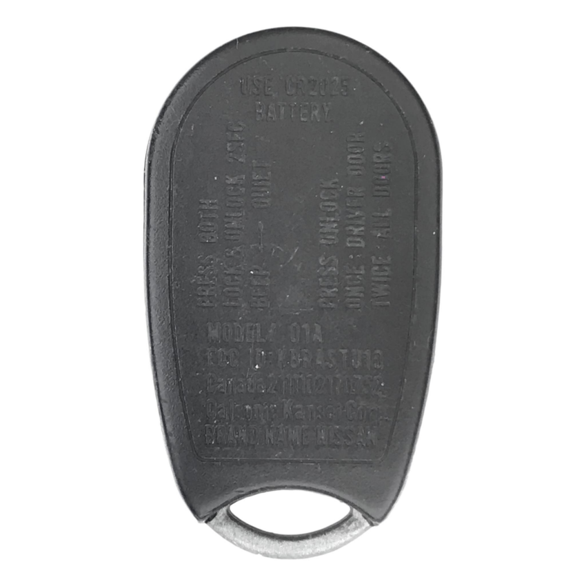 Nissan Pathfinder 2000-2001 OEM 3 Button Keyless Entry Remote KBRASTU10 Model 01A