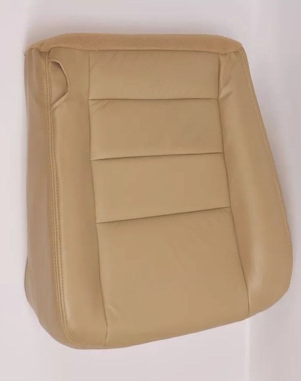 2002 2003 2004 Ford F250 F350 Lariat Driver Side Bottom Leather Seat Cover Tan