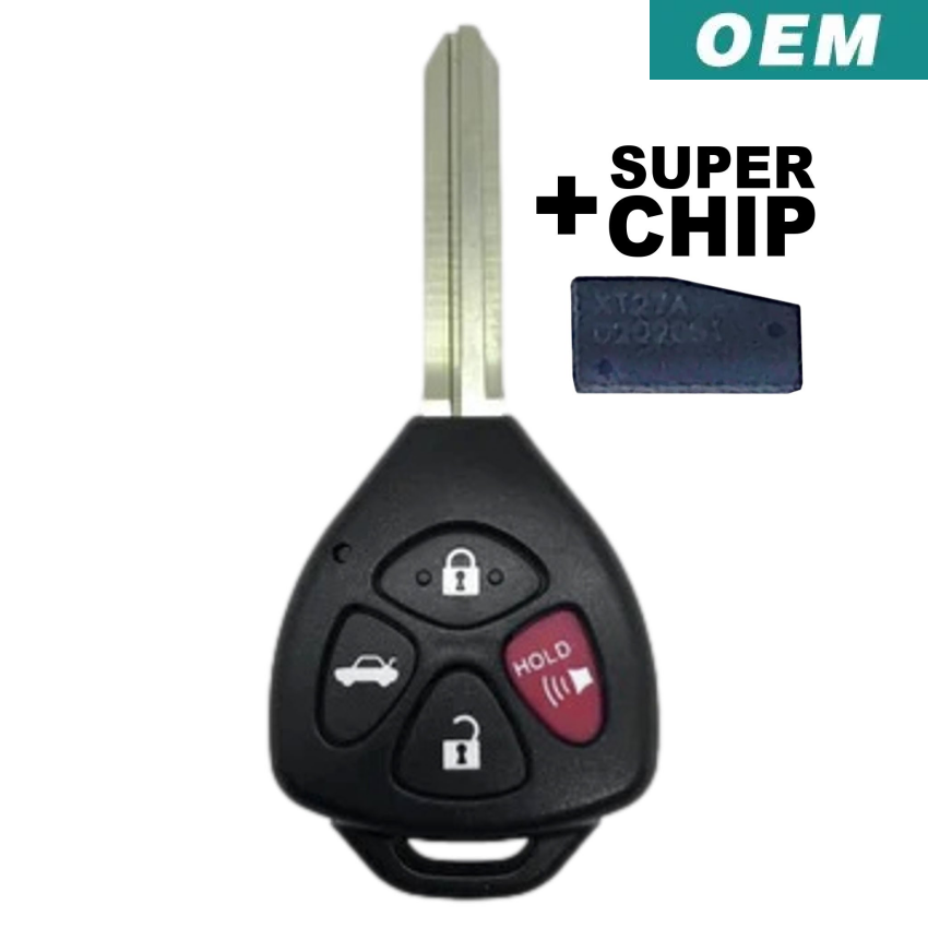 Toyota Corolla 2010-2013 OEM Remote Head Key 4 Button GQ4-29T | Super Chip