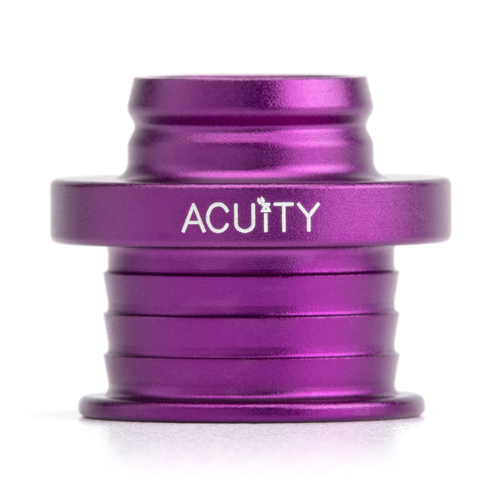 POCO Low-Profile Shift Knob in Satin Purple Anodized Finish