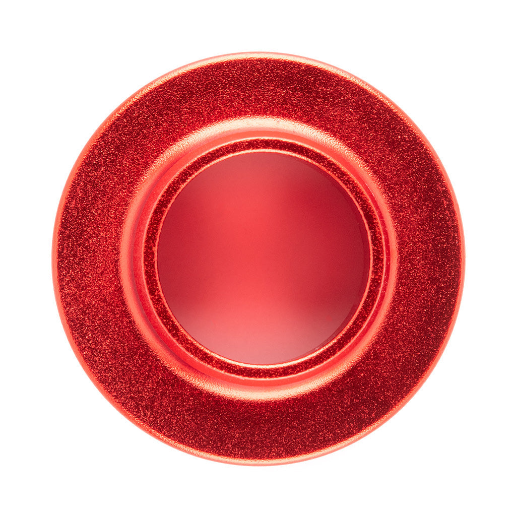 POCO Low-Profile Shift Knob in Satin Red Anodized Finish