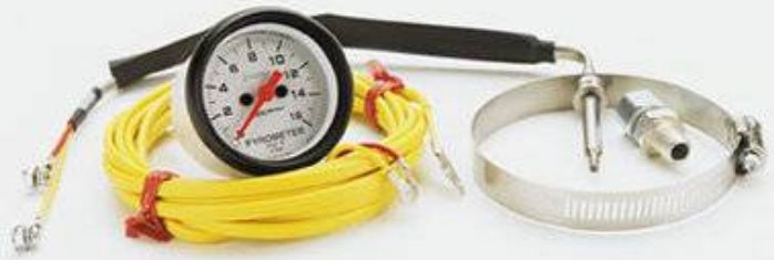 2-1/16" Pyrometer Gauge Kit, 0-1600 °F, Stepper motor, phantom