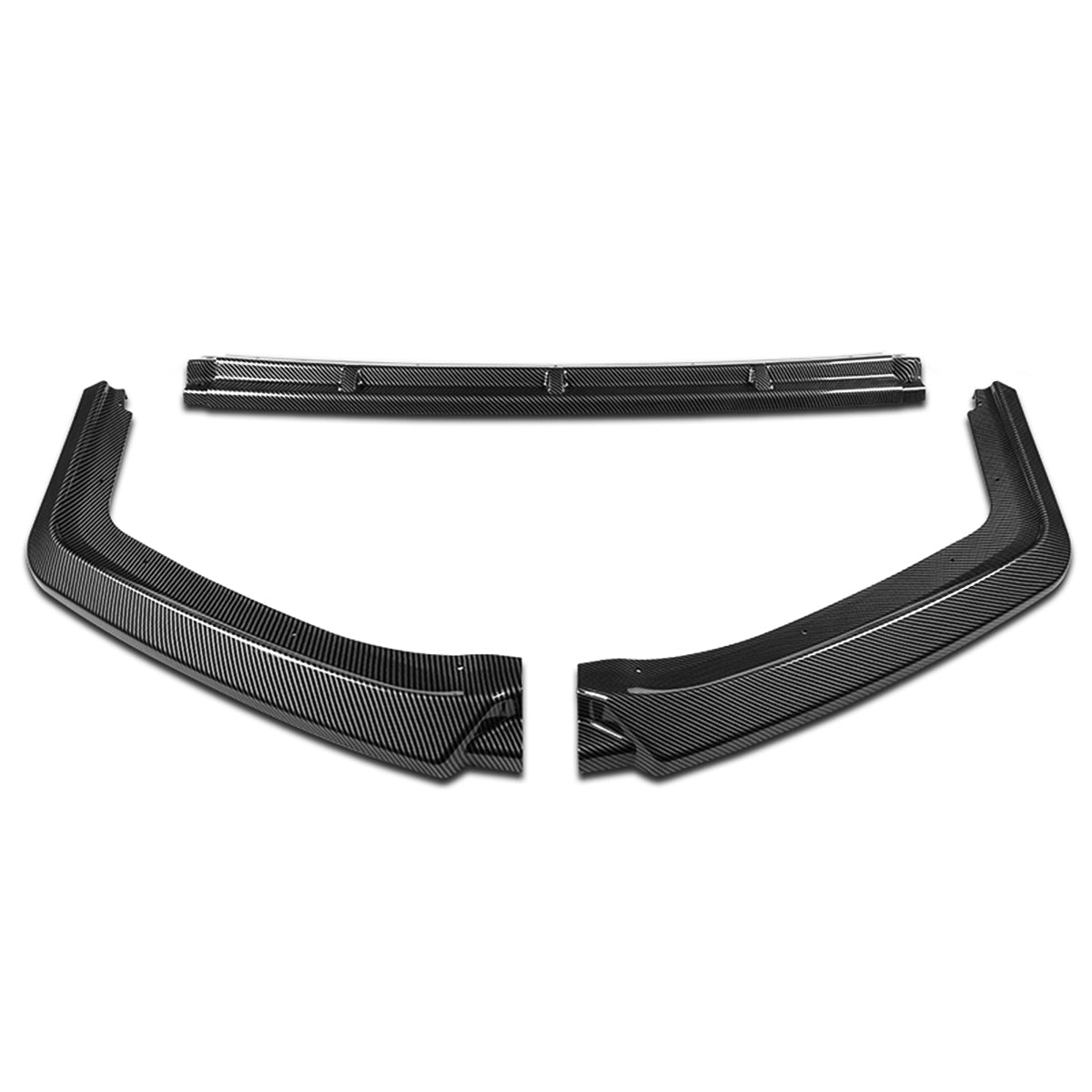 GEN PERFORMANCE 16-21 HONDA CIVIC MG-STYLE CARBON FIBER LOOK FRONT BUMPER LIP