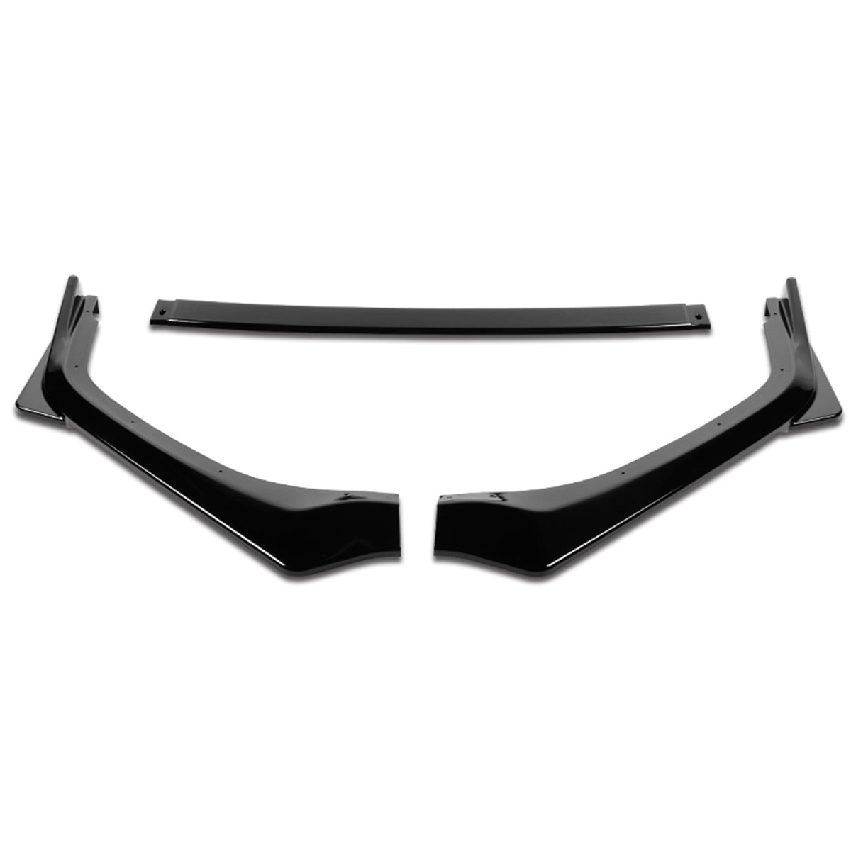 GEN PERFORMANCE 18-20 SUBARU LEGACY STI-STYLE PAINTED BLACK FRONT BUMPER SPOILER LIP