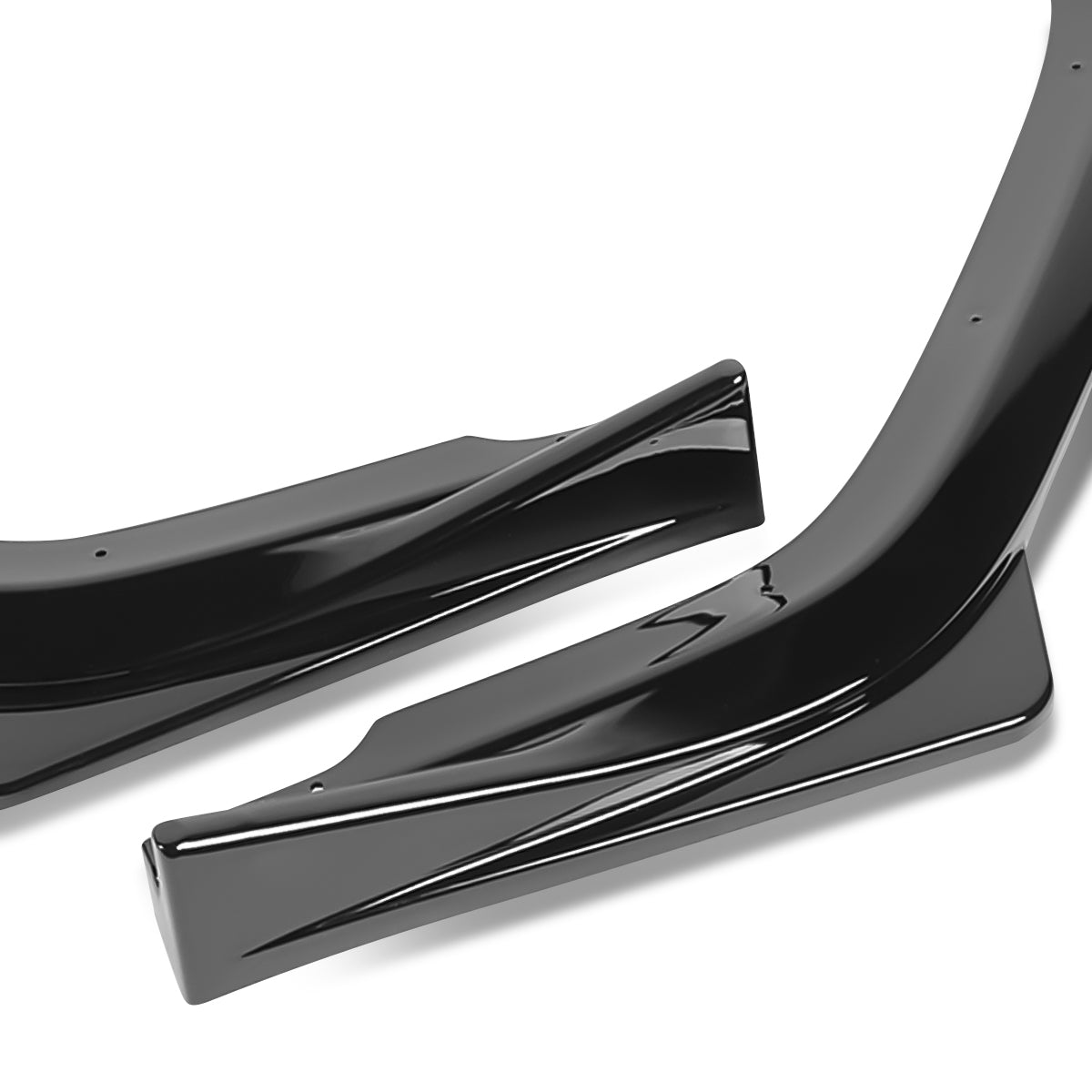 GEN PERFORMANCE 18-20 SUBARU LEGACY STI-STYLE PAINTED BLACK FRONT BUMPER SPOILER LIP