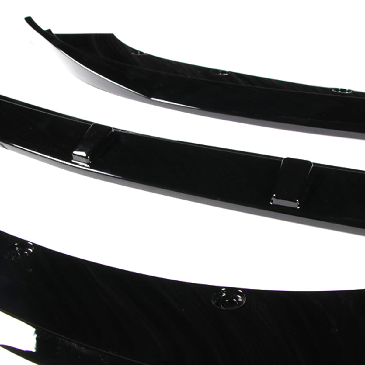 GEN PERFORMANCE 15-17 FORD MUSTANG PAINTED BLACK FRONT BUMPER LIP