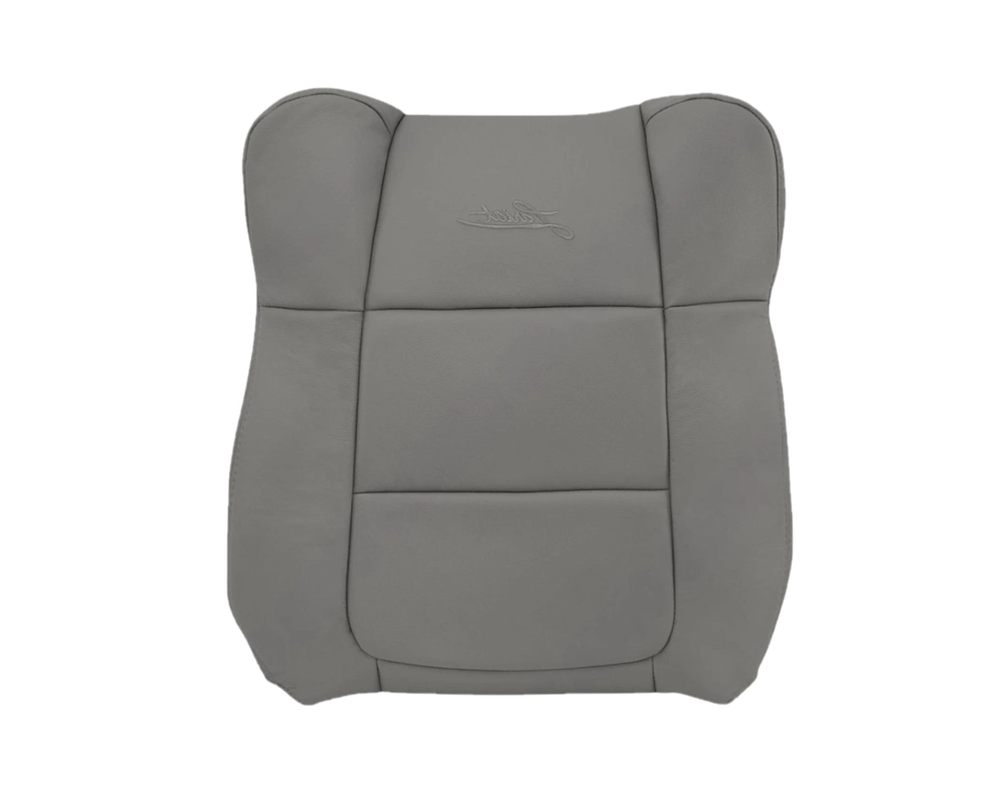 2001-2002 Ford F150 Lariat Super Crew Cab Seat Cover in Gray: Choose Leather or Vinyl