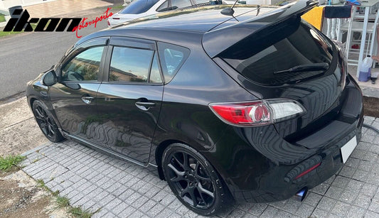 2010-2013 Mazda 3 Hatchback Window Visors 4Pc Set Acrylic