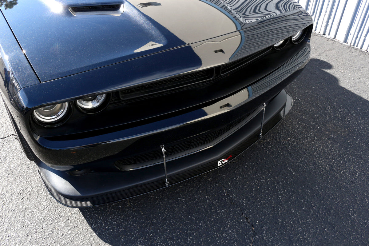 Dodge Challenger Scat Pack/ SRT Carbon Fiber Front Wind Splitter 2015 - 2023