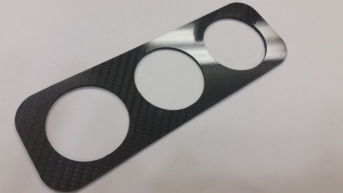 52mm Triple 3 Pod Dash Vent Gauge Holder for Nissan S13 240SX 200SX 180SX