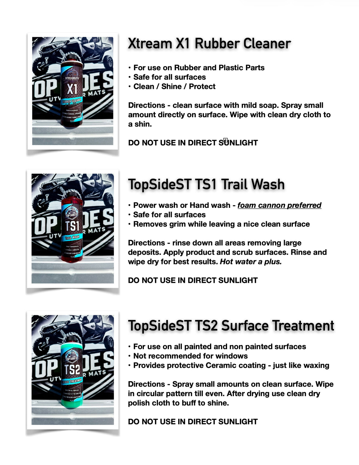 TopSideST Kit TS1 TS2 XT1