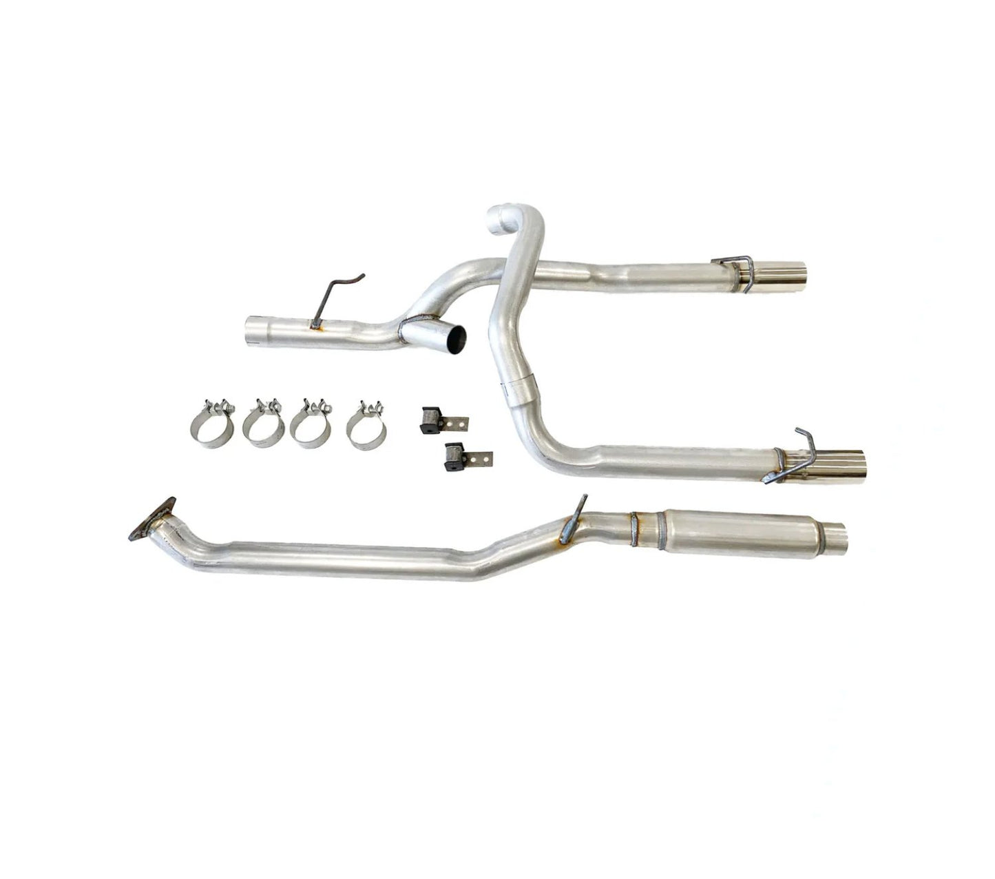 2.25" Dual Rear Exit Cat Back Exhaust