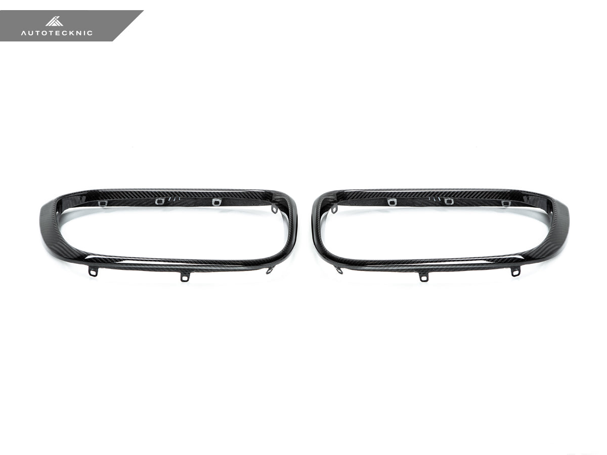 AutoTecknic Replacement Dry Carbon Grille Surround Set - BMW F97 X3M | F98 X4M