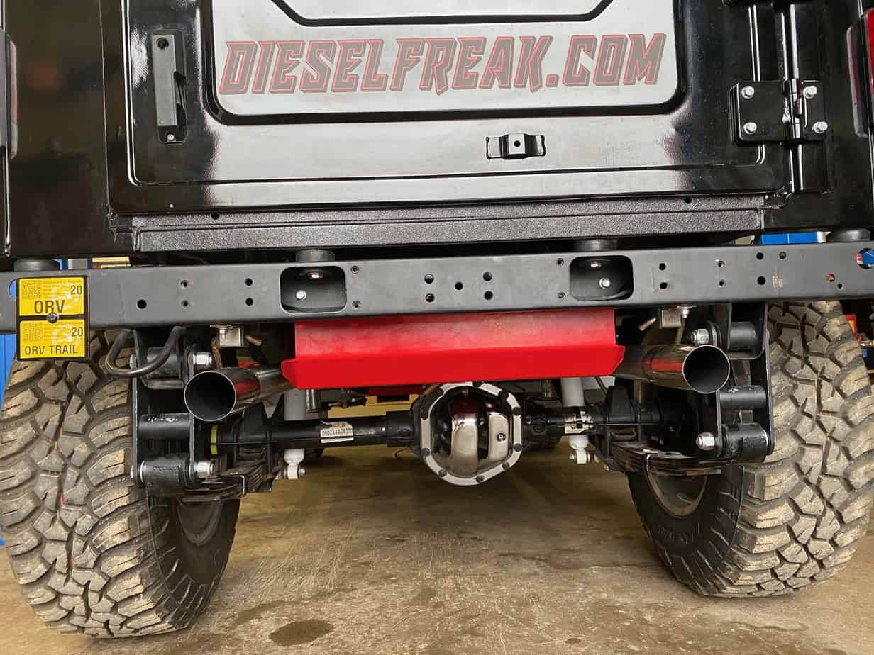 2.5" Dual Exhaust Kit Rear Exit Race