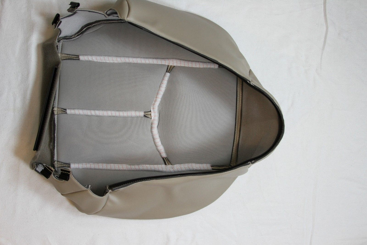 2003 2004 2005 2006 GMC Yukon Seat Cover Light Tan # 522 - Driver Bottom vinyl