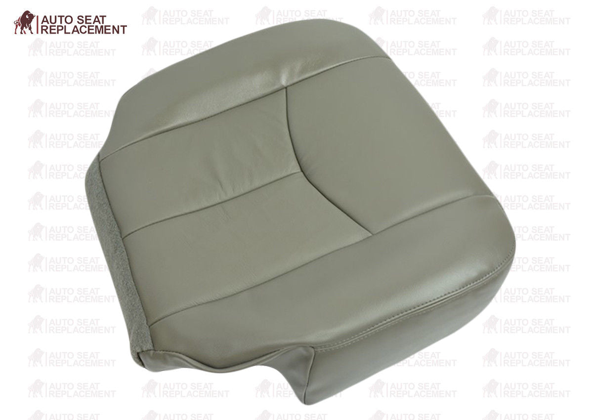 2003 To 2006 Chevy Tahoe Suburban Driver & Passenger Bottom Leather Seat Cover
