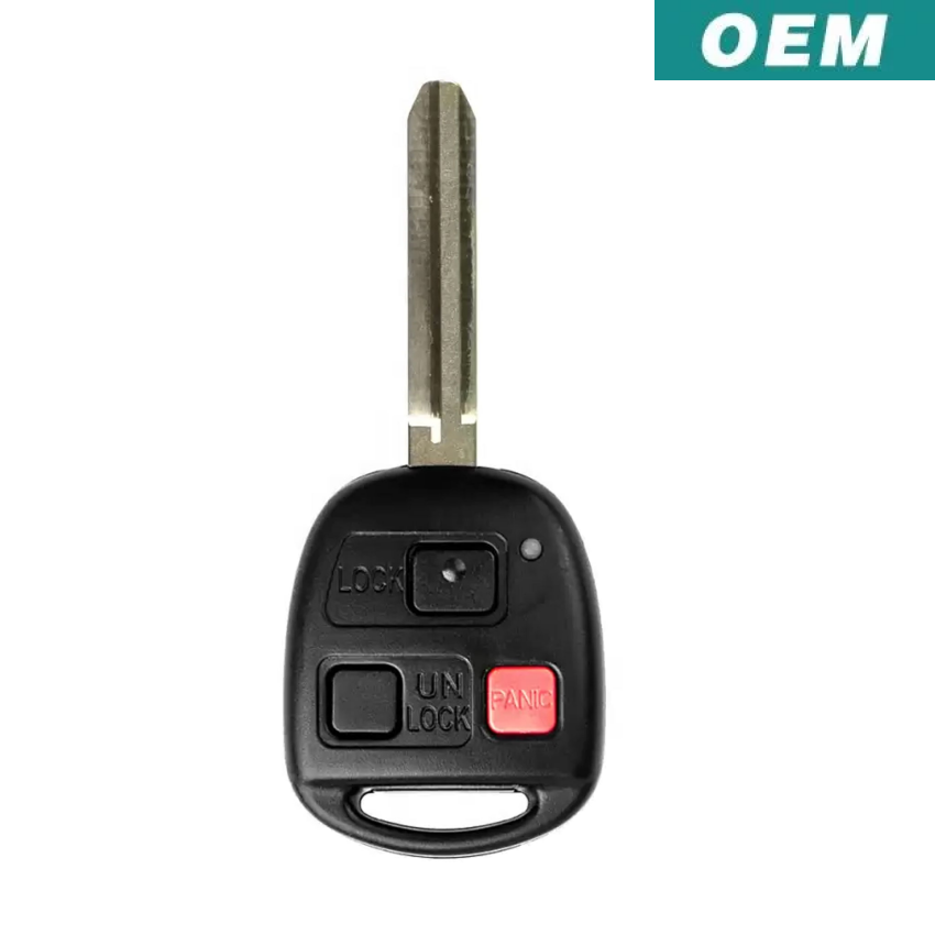 Toyota Land Cruiser 1998-2002 OEM 3 Button Remote Head Key HYQ1512V (4C)
